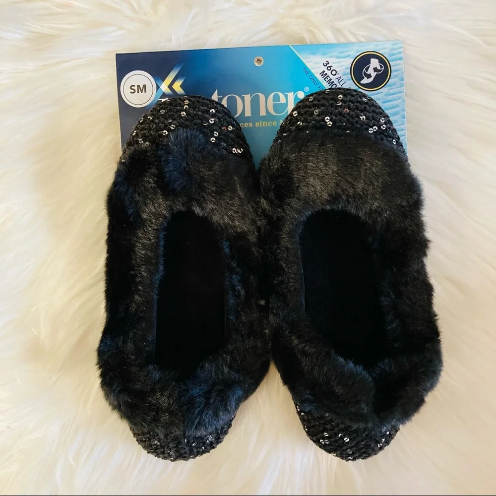 🆕 Isotoner Black Ballerina Slippers